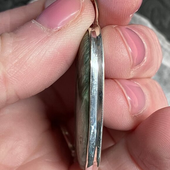 Seraphinite Stone Jewelry Crystal Pendant - Picture 6 of 9